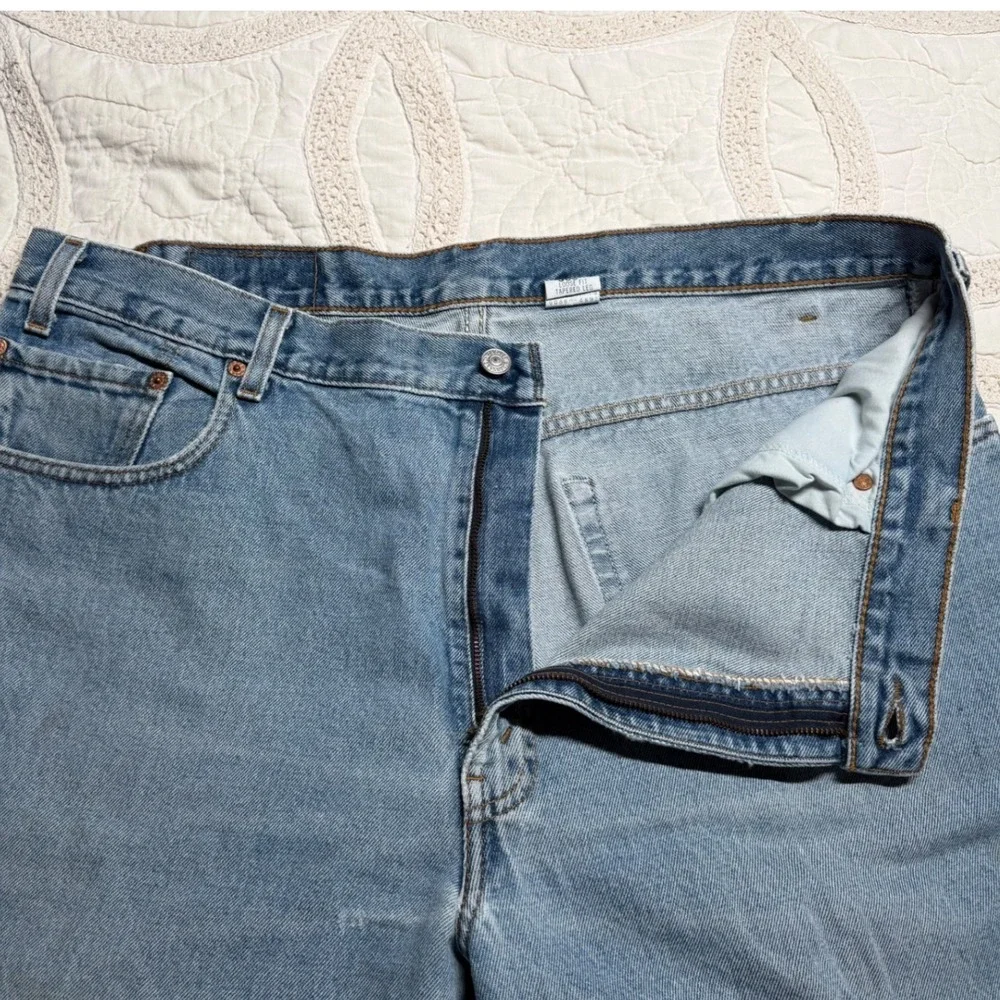 Levi's 560 Vintage Y2K Jeans Grunge Dad Workwear Light Wash Loose Fit Mens 40x32
